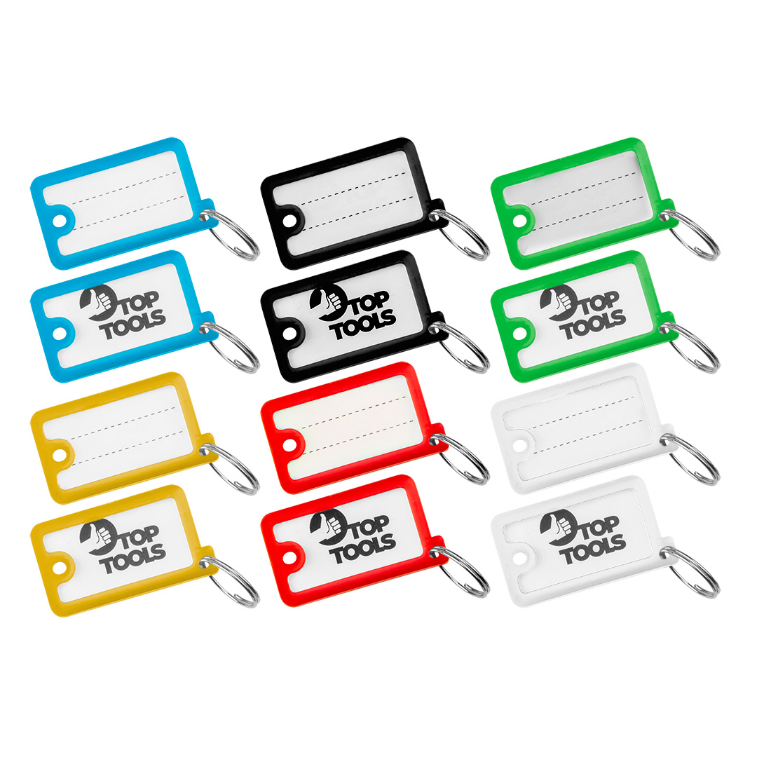 TOP-90U250--Identyfikatory do kluczy 12 szt.