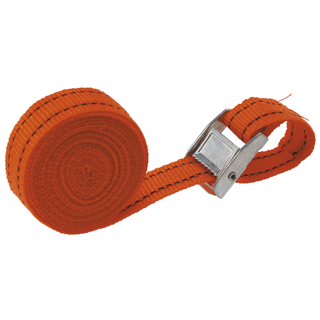 TOP-97X184--Pasy do bagażu 5 m x 25 mm, 2 szt., certyfikat TÜV, certyfikat GS, wytrzymałość na opasaniu 100kg, wytrzymałość w naciągu 200k