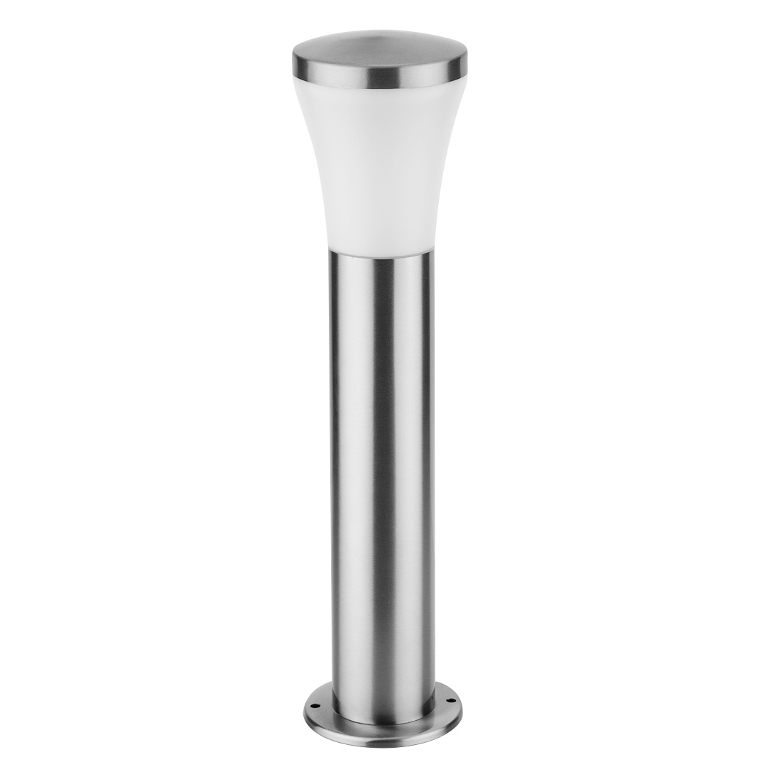 TOP-99-080--Lampa ogrodowa słupek stal nierdzewna, max 13W LED, 220-240V ~50hz, IP44, certyfikat CE i ROHS, wymiar 120x500x118mm, typ żarówki E27 (brak w zestawie)