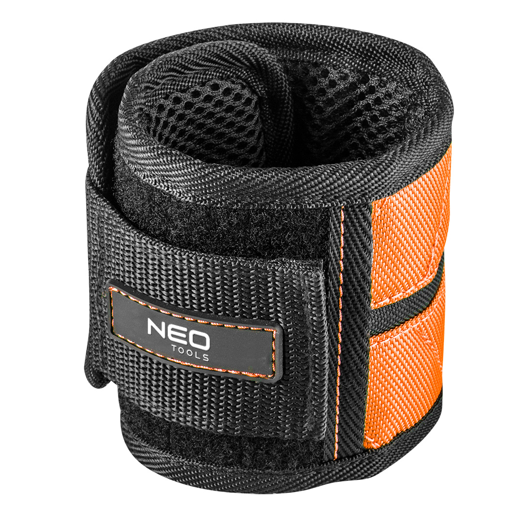 TOP-GD012--Opaska magnetyczna na nadgarstek NEO, długość 37 cm, szerokość 9 cm, regulowana wytrzymałym rzepem, 8 wbudowanych magnesów neodymowych
