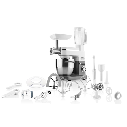 ETA312890010--ETA Food processor ETA312890010 Gustus Gulliver III 1200 W, Bowl capacity 5.5 L, Number of speeds 8, Blender, Meat mincer, Grey/White
