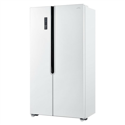 ETA139790000E--ETA Refrigerator ETA139790000E Energy efficiency class E, Free standing, Side by Side, Height 177 cm, No Frost system, Fridge net capacity 291 L, Freezer net capacity 145 L, Display, 39 dB, White