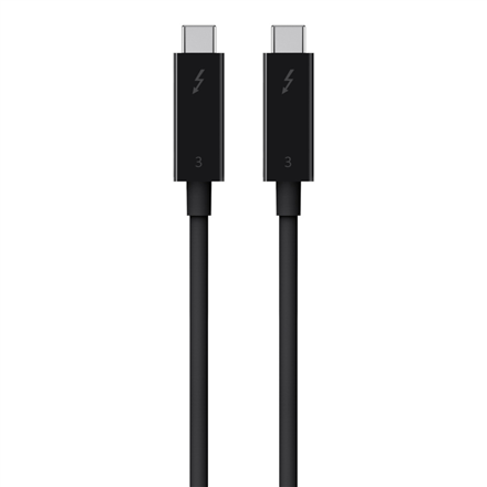 F2CD085bt2M-BLK--Belkin Thunderbolt™ 3 Cable (USB-C™ to USB-C), 100W, 2m, Black