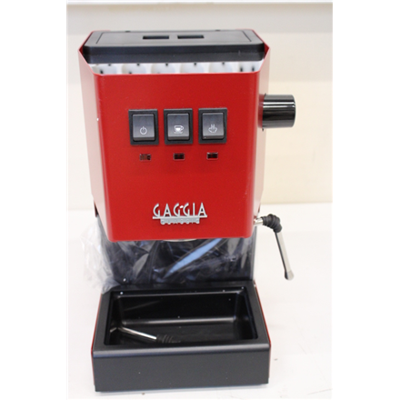 RI9480/12SO--SALE OUT. Gaggia Classic  RED  RI9480/12 Gaggia Coffee machine RI9480 Classic Pump pressure 15 bar, Built-in milk frother, Manual, Red, DAMAGED PACKAGING