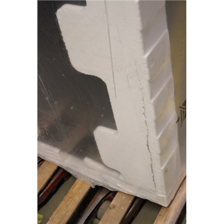 GBB72MCUGNSO--SALE OUT.  LG Refrigerator GBB72MCUGN Energy efficiency class D, Free standing, Combi, Height 203 cm, No Frost system, Fridge net capacity 277 L, Freezer net capacity 107 L, Display, 35 dB, Black, DAMAGED PACKAGING