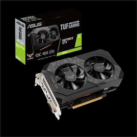 90YV0EZ2-M0NA00--Asus TUF-GTX1650-O4GD6-P-GAMING NVIDIA, 4 GB, GeForce RTX 1650, GDDR6, PCI Express 3.0, DVI-D ports quantity 1, HDMI ports quantity 1