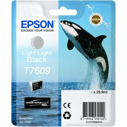 C13T76094010--Epson T7609 Ink Cartridge, Light Light Black