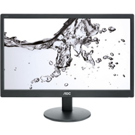 E970SWN--AOC E970SWN 18.5 ", TN, HD, 1366 x 768 pixels, 16:9, 5 ms, 200 cd/m², Black, VGA