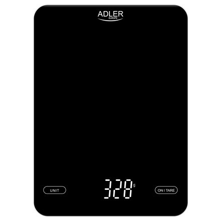ad 3177b--Adler Kitchen Scale AD 3177b Maximum weight (capacity) 10 kg, Accuracy 1 g, Black