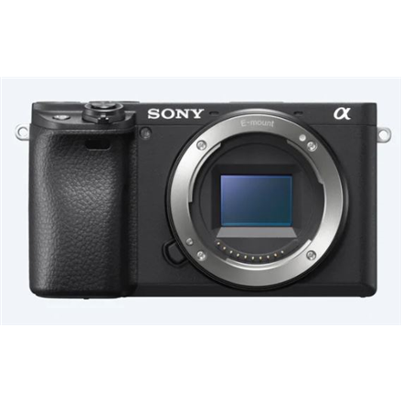 ILCE6400B.CEC--Sony ILCE6400B.CEC Mirrorless Camera body, 24.2 MP, ISO 102400, Display diagonal 3.0 ", Video recording, Wi-Fi, Fast Hybrid AF, Magnification 1.07 x, Viewfinder, Black