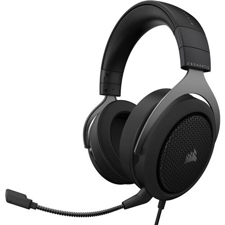 CA-9011228-EU--Corsair Stereo Gaming Headset HS60 HAPTIC Built-in microphone, Carbon, Wired, Noice canceling