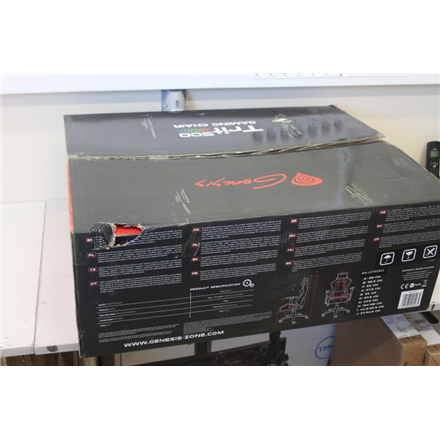 NFG-1576SO--SALE OUT. GENESIS gaming chair Trit 500 RGB  - Black, DAMAGED PACKAGING Genesis Gaming chair Trit 500 RGB, NFG-1576, Black