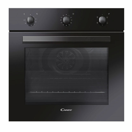 FCP502N/E--Candy Oven FCP502N/E 65 L, Electric, Manual, Rotary knobs, Height 59.5 cm, Width 59.5 cm, Black