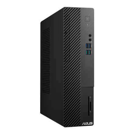 90PF0392-M00JN0--Asus ExpertCenter S500SD  Desktop, SFF, Intel Core i3, i3-12100, Internal memory 16 GB,  UDIMM DDR4, SSD 256 GB, SSD, Intel UHD, Warranty 36 month(s), Black, Front: 1x Headphone, 1x 3.5mm combo audio jack, 2x USB 3.2 Gen 1 Type-A, 2x USB 3.2 Gen 2 Ty