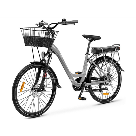 LN-BI-220001--Lancia  Incanto, City E-Bike, Motor power 250 W, Wheel size 26 ", Warranty 24 month(s), Silver