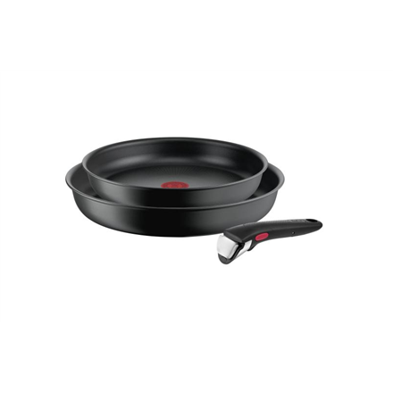 L7649253--TEFAL Frypan set L7649253 Ingenio Ultimate Frying, Diameter 24/28 cm, Suitable for induction hob, Removable handle, Black