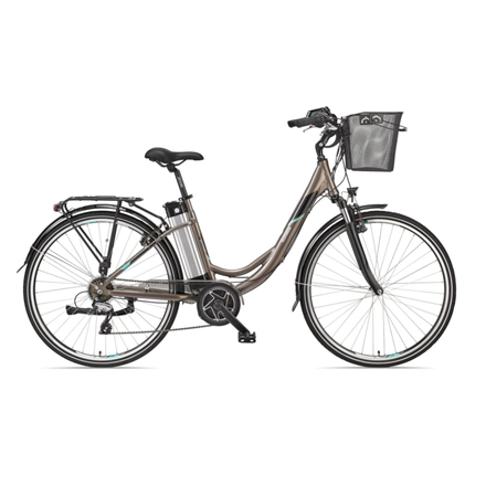 283676--Telefunken Multitalent RC860, City E-Bike, Motor power 250 W, Wheel size 28 ", Warranty 24 month(s), Brown