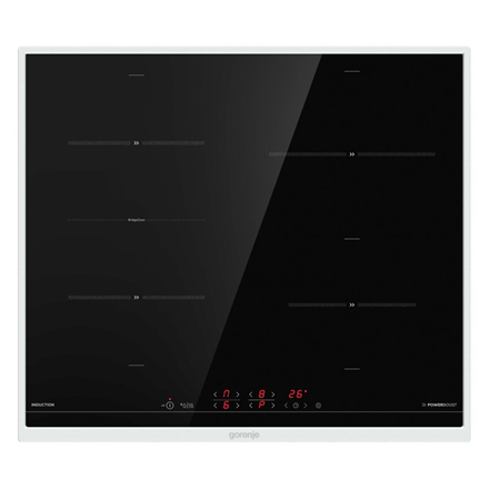 IT643BX--Gorenje Hob IT643BX Induction, Number of burners/cooking zones 4, Touch, Timer, Black, Display
