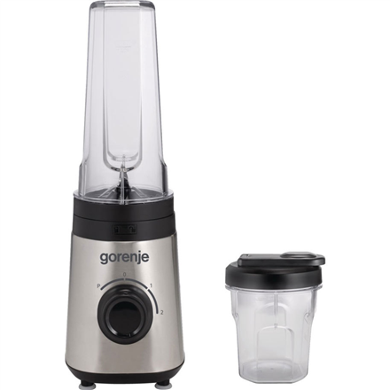 BSM600E--Gorenje Blender BSM600E Tabletop, 320 W, Jar material Plastic, Jar capacity 0.6 L, Stainless Steel