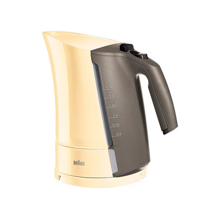 WK300 Cream--Braun WK 300 Standard kettle, 2200 W, 1.7 L, Plastic, 360° rotational base, Cream