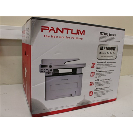 M7105DWSO--SALE OUT. Pantum M7105DW Mono laser multifunction printer Pantum Multifunctional Printer M7105DW Mono, Laser, A4, Wi-Fi, DAMAGED PACKAGING