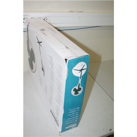 VE-5894SO--SALE OUT. Tristar VE-5894 Fan, Stand, Power 45 W, Black Tristar VE-5894 Stand Fan, DAMAGED PACKAGING, Diameter 40 cm, Black, Number of speeds 3, 45 W, Oscillation