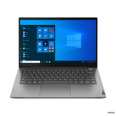 21A2002HMH--Lenovo ThinkBook 14 G3 ACL Grey, 14 ", IPS, FHD, 1920 x 1080, Anti-glare, AMD Ryzen 5, 5500U, 8 GB, SSD 256 GB, AMD Radeon Graphics, No Optical drive, Windows 10 Pro, 802.11ax, Bluetooth version 5.1, Keyboard language English, Keyboard backlit, 