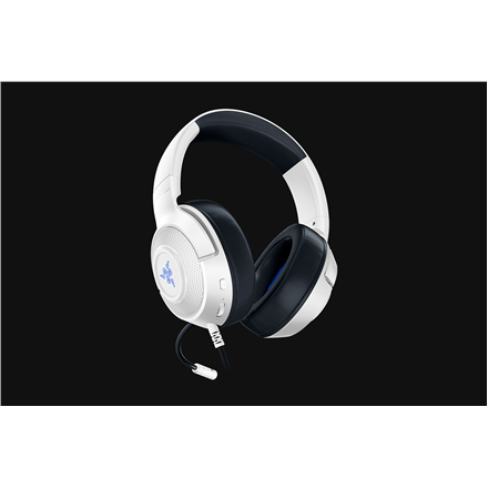 RZ04-02890500-R3M1--Razer Kraken X PlayStation Gaming headset, Wired, Microphone, White, Wired