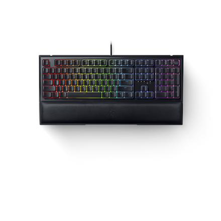 RZ03-03380100-R3M1--Razer Ornata V2, Gaming keyboard, RGB LED light, US, Black, Wired