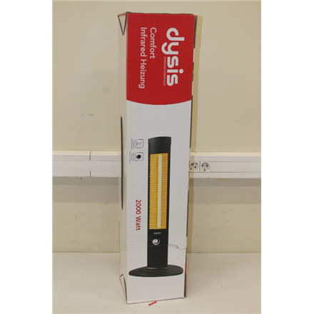 HTR-7405SO--SALE OUT. Simfer DYSIS HTR-7405 Indoor Heater, Comfort, 2000 W, Dicatronic Quartz, Black Simfer Indoor Comfort Electric Dicatronic Quartz Heater DYSIS HTR-7405 Infrared, 2000 W, Suitable for rooms up to 20 m², Black, DAMAGED PACKAGING, N/A