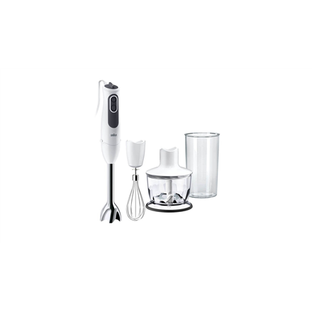 MQ3135--Braun Hand Blender MQ 3135 MultiQuick 3 Vario Hand Blender, 750 W, Number of speeds 11, Turbo mode, Chopper, White