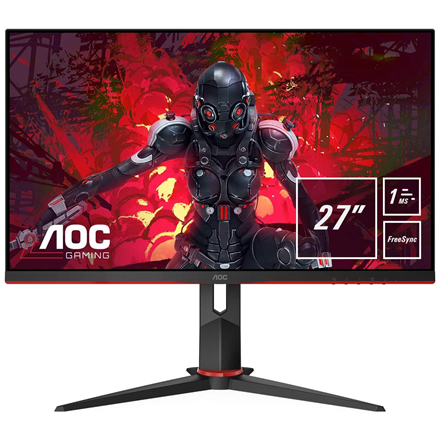 27G2U5/BK--AOC Gaming Monitor 27G2U5 27 ", IPS, FHD, 1920x1080 pixels, 16:9, 1 ms, 250 cd/m², Black, HDMI ports quantity 2
