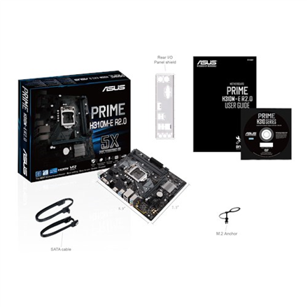90MB0Z20-M0EAY0--Asus PRIME H310M-E R2.0 Processor family Intel, Processor socket LGA1151, DDR4, Memory slots 2, Chipset Intel H, Micro ATX