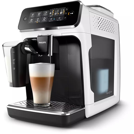 EP3243/50--Philips Espresso Coffee maker EP3243/50 Pump pressure 15 bar, Built-in milk frother, Fully automatic, 1500 W, Black/White