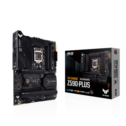 90MB16B0-M0EAY0--Asus TUF GAMING Z590-PLUS Processor family Intel, Processor socket LGA1200, DDR4, Memory slots 4, Supported hard disk drive interfaces M.2, SATA, Number of SATA connectors 6, Chipset Intel Z, ATX