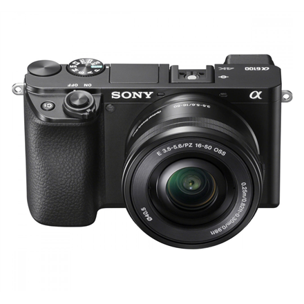 ILCE6100LB.CEC--Sony ILCE-6100L  E-Mount Camera, with Lens 16-50mm, Black