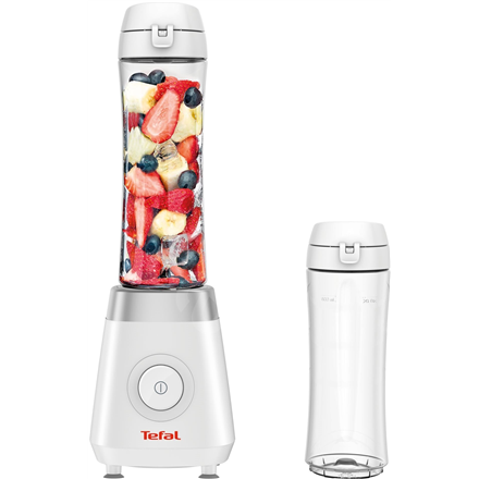BL1KJ131--TEFAL Personal Blender BL1KJ131 Fresh and Go Personal, 350 W, Jar material  Plastic, Jar capacity 0.6 L, White