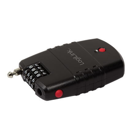SC0212--Logilink SC0212 Cable lock with alarm, retractable