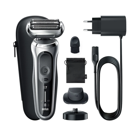 71-S4200cs--Braun Shaver 71-S4200cs	 Operating time (max) 50 min, Wet &amp; Dry, Silver/Black
