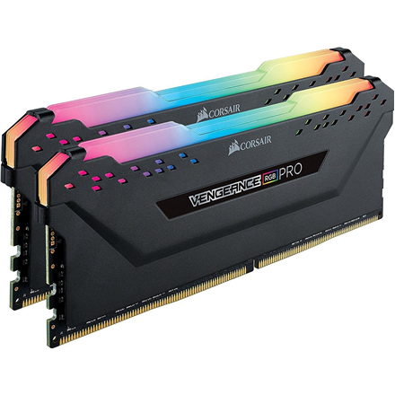 CMW16GX4M2Z3600C18--Corsair C18 AMD Ryzen Memory Kit VENGEANCE RGB PRO 16 GB, DDR4, 3600 MHz, PC/server, Registered No, ECC No