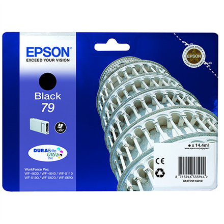 C13T79114010--Epson T7911 Ink Cartridge, Black