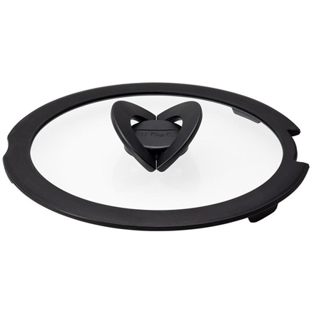 L9936782--TEFAL Glass Lid L9936782 Ingenio Diameter 28 cm, Black