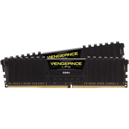 CMK32GX4M2A2666C16--Corsair C16 Memory Kit VENGEANCE LPX 32 GB, DDR4, 2666 MHz, PC/server, Registered No, ECC No