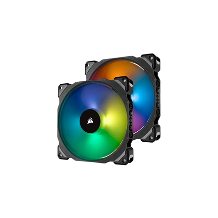 CO-9050078-WW--Corsair Twin Fan Pack with Lighting Node PRO ML140 PRO RGB Universal