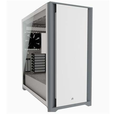 CC-9011209-WW--Corsair Computer Case 5000D Side window, White, Mid-Tower