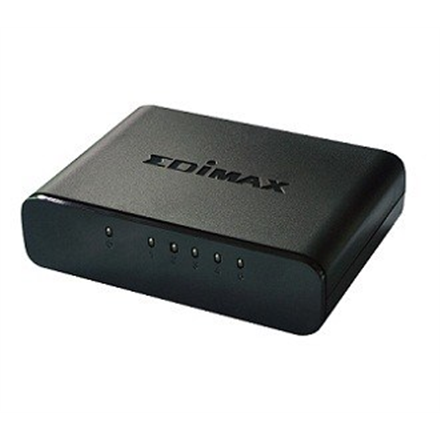 ES-3305P--Edimax Switch ES-3305P Unmanaged, Desktop, 10/100 Mbps (RJ-45) ports quantity 5, Power supply type Single