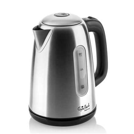 GALBOU701--Gallet Kettle GALBOU701 Electric, 2200 W, 1.7 L, Stainless steel, 360° rotational base, Stainless steel