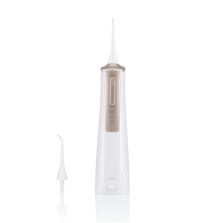 ETA270890000--ETA Oral Irrigator Sonetic ETA270890000 Cordless, 200 ml, Number of heads 2, White/Gold