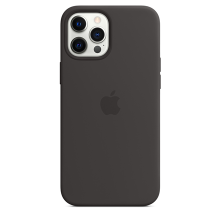MHLG3ZM/A--Apple iPhone 12 Pro Max Silicone Case with MagSafe Black