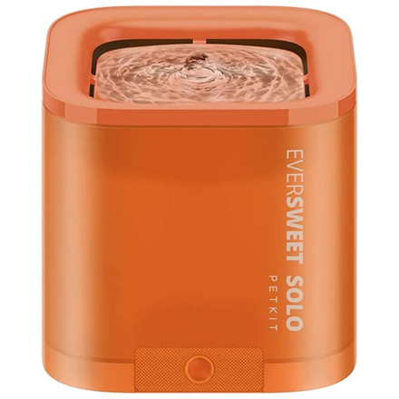 CT-W1 Orange--PETKIT Smart Pet Drinking Fountain Eversweet Solo Capacity 1.85 L, Orange